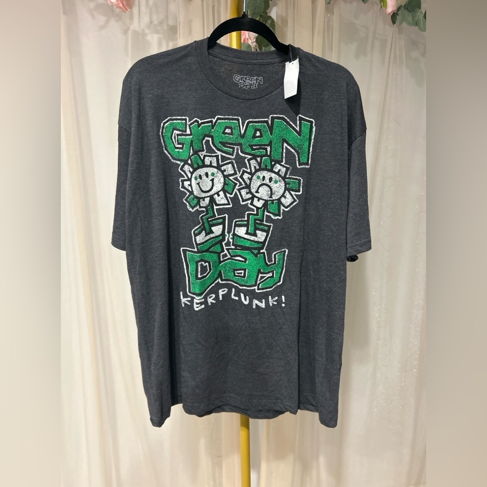 Green Day Graphic Band Tee XL Kerplunk Rock Band Shirt